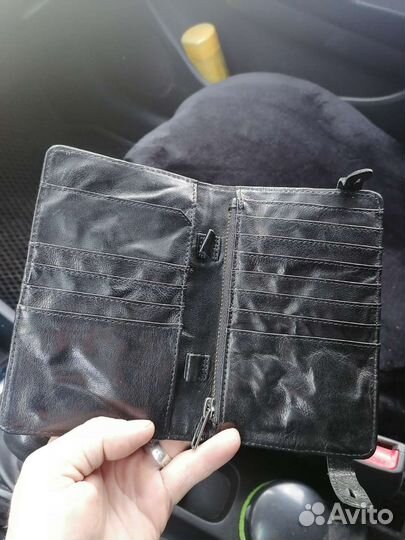 Мужской кожаный клатч