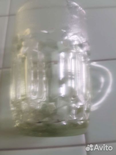 Кружка пивная. Фужеры. Рюмки. Стекло. Винтаж