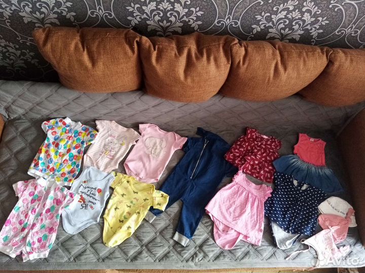 Вещи пакетом для девочки 62