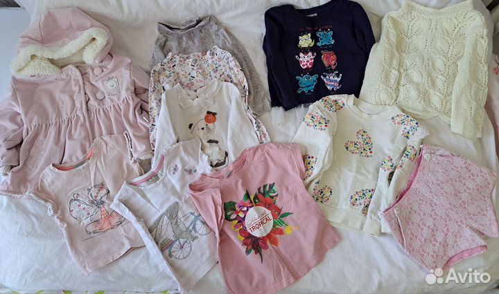 Вещи для девочки 86 92 98