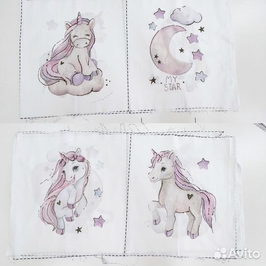 Панельки для бортиков подушек