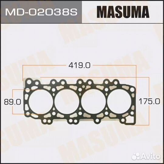 Прокладка гбц nissan