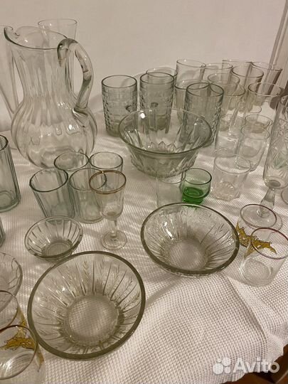 Стеклянная посуда времен СССР