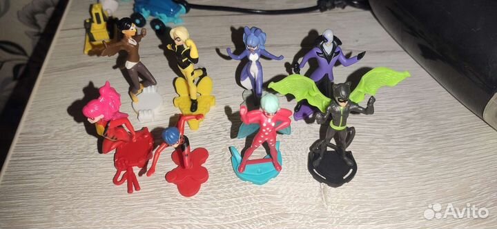 Игрушки из киндера Леди Баг и Супер-кот, Natoons