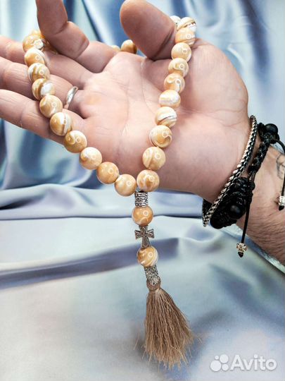 Православные чётки из Перламутра 12 мм