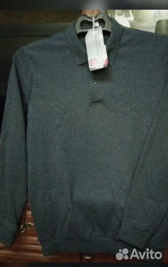 Лонгслив поло мужской