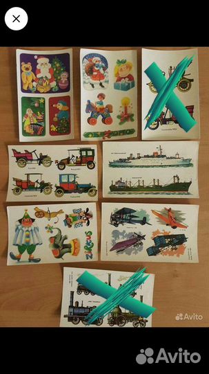 Переводные картинки гдр из 1980-х