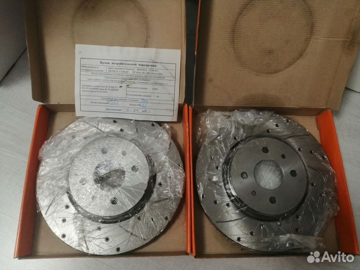 Тормозные диски калина спорт R15