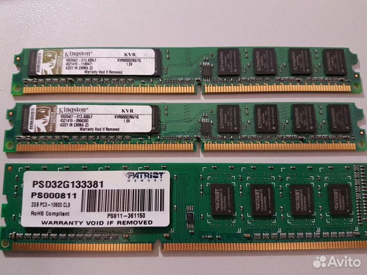 Оперативная память ddr2 (1Гб)