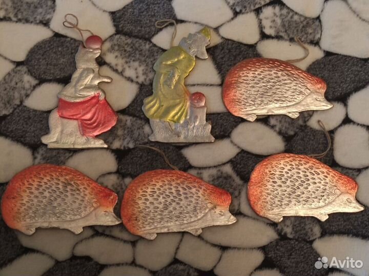 Картонаж елочная игрушка СССР 50-е годы