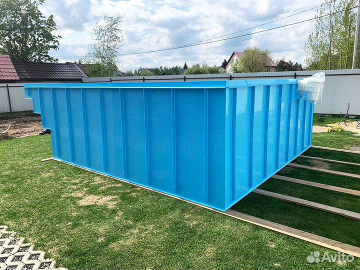 Бассейн из пластика 5x4