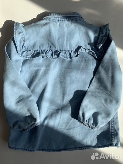 Джинсовая рубашка hm