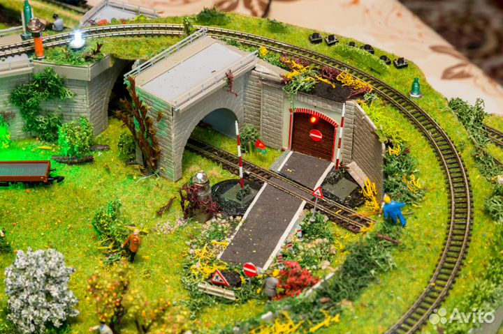 Макет железной дороги 1:220
