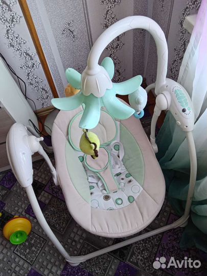 Детские электронные качели для новорожденных