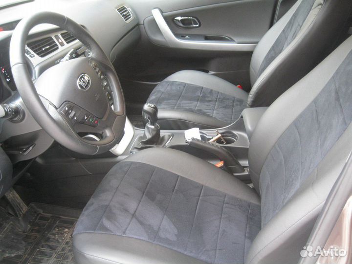 Авточехлы из алькантары на KIA Ceed 2 от Автопилот