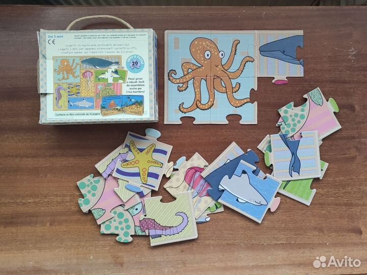 Деревянные развивающие игрушки