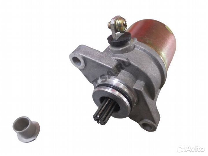 Электростартер скутер Yamaha (вал 9 шлицев, d9 мм