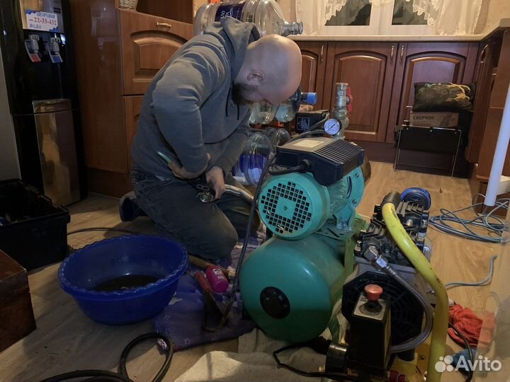 Чистка скважин, Замена насоса, Ремонт скажин