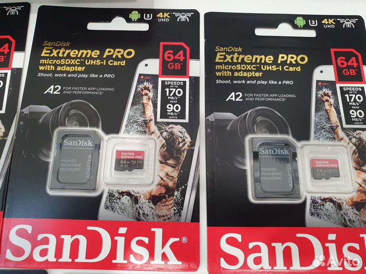 Sandisk Extreme Pro MicroSD Go Pro DJI 128Gb 256Gb
