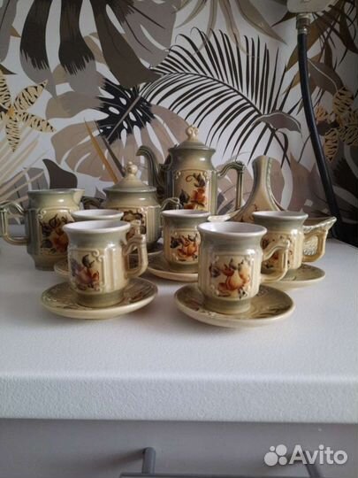 Сервиз кофейный и конфетница СССР