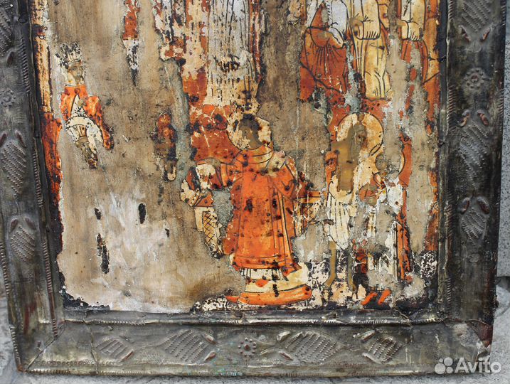 Икона Покров Богородицы в Басме конец 17 века