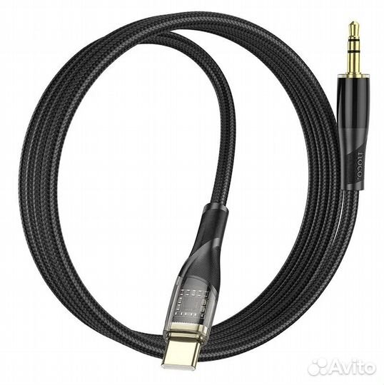 Кабель Aux - Type-C USB-C hoco UPA25 1м