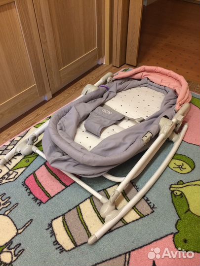 Детская кроватка-кресло-качалка Kinderfraft