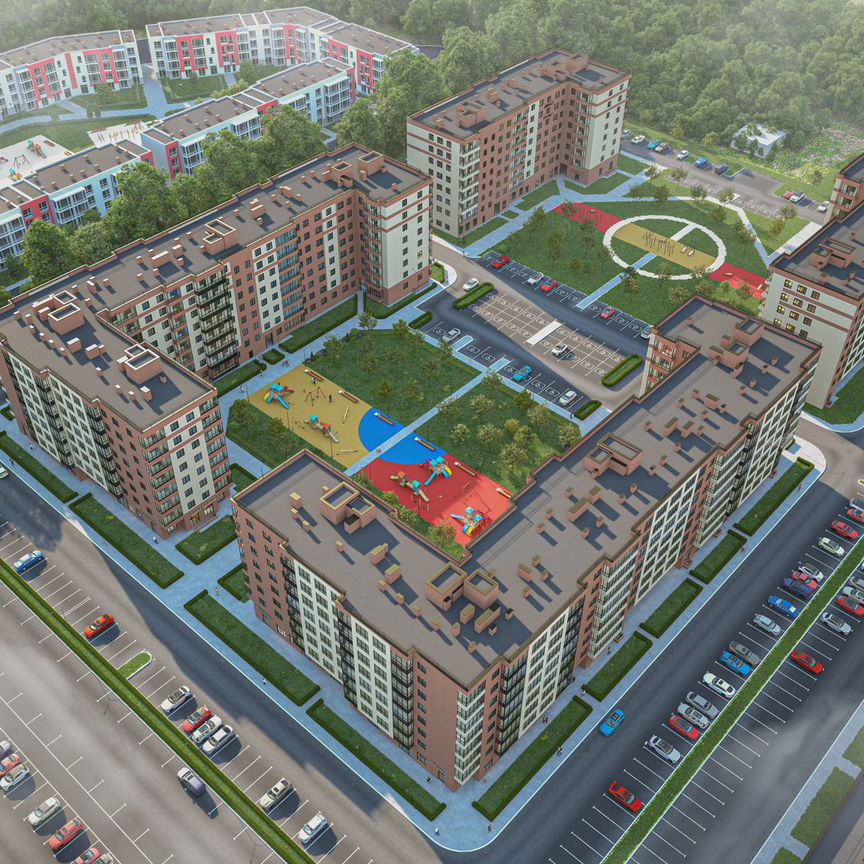 2-к. квартира, 59,1 м², 4/8 эт.