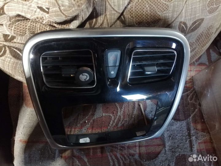 Консоль с дефлекторами рено логан 2
