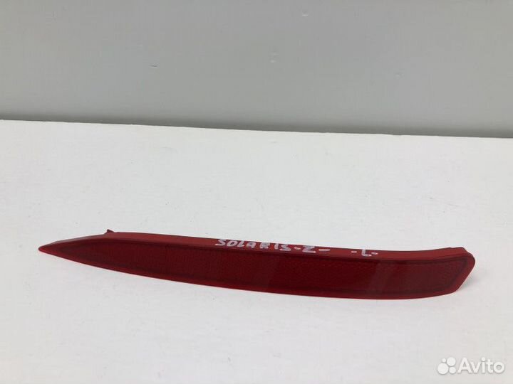 Отражатель в бампер задний левый Hyundai Solaris 2