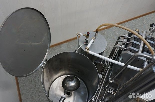 Проточный пастеризатор-охладитель молока