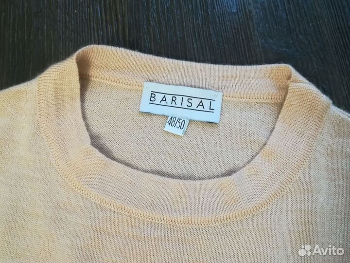 Barisal свитер шерсть новый бежевый 52-54