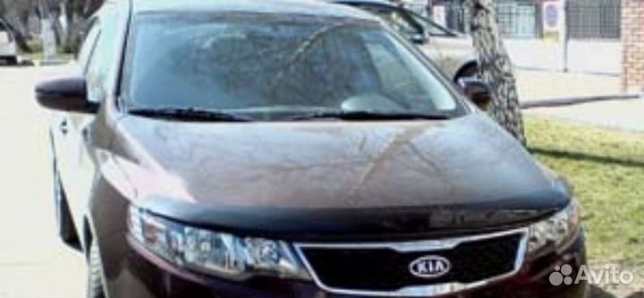 Дефлектор капота kia cerato