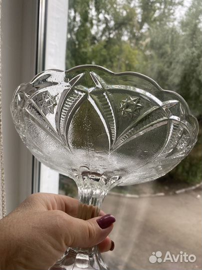 Вазы на ножке для фруктов СССР