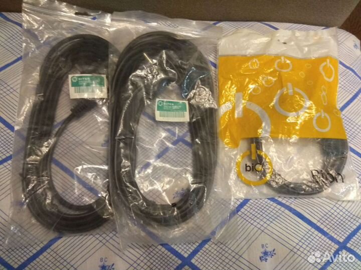 Компьютерный кабель питания 5 и 1.8 метров