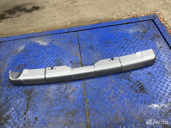 Накладка на задний бампер Toyota Prado 2017+