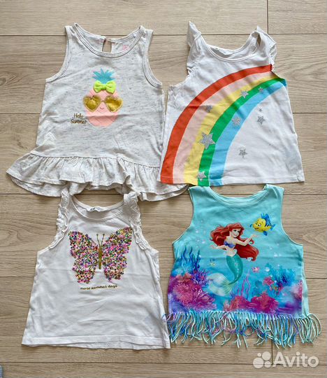 Пакет летних вещей на девочку 98-104