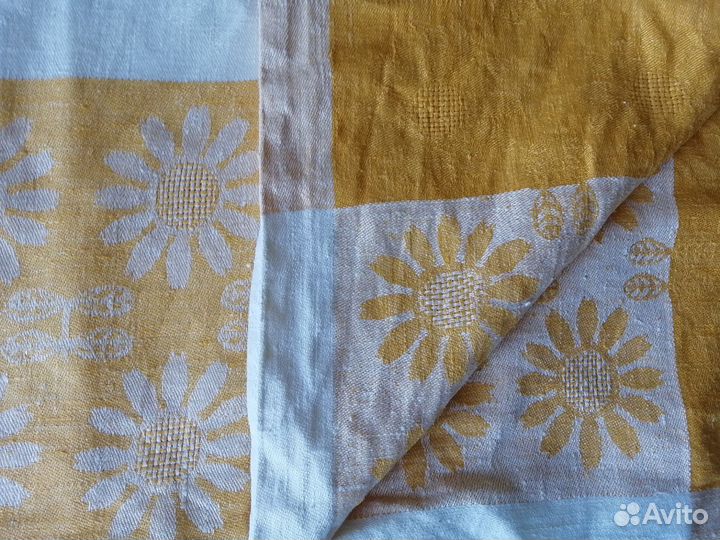 Скатерть лён. Покрывало СССР