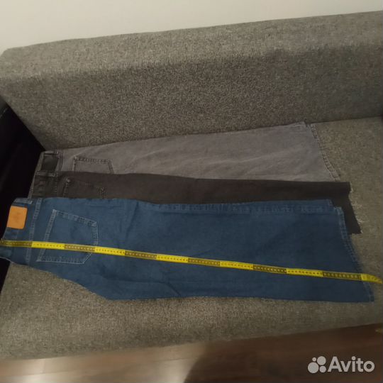 Джинсы bershka широкие, +Denim. Euro size 40