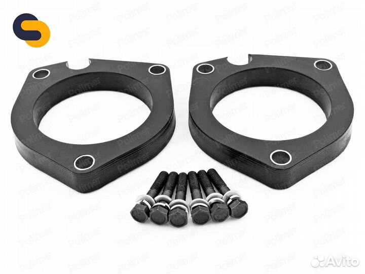 02-15-079/20 - Проставки увеличения клиренса передних стоек nissan - полиуретан 20 мм