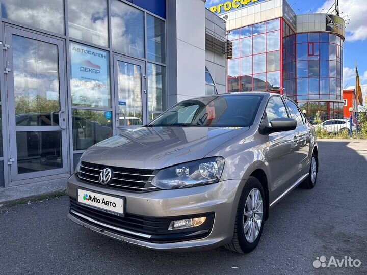 Volkswagen Polo 1.6 AT, 2018, 110 546 км