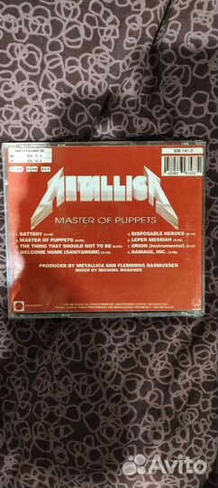 Cd диск Metallica
