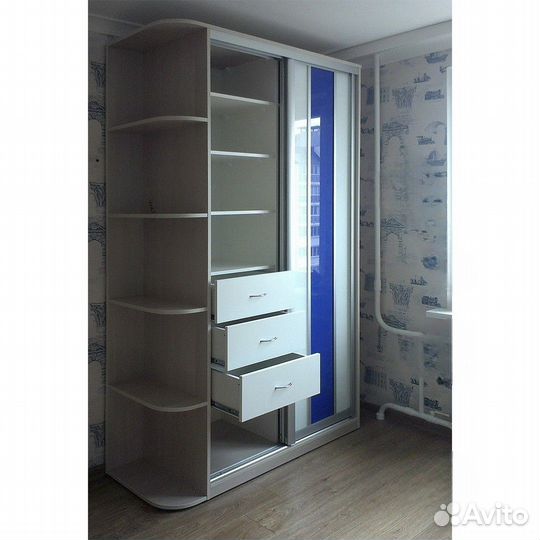 Шкаф купе корпусный из лакобеля