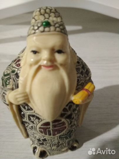 Статуэтки Хотей 3 шт.под слон кость