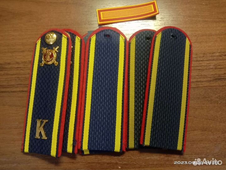 Парадные погоны мвд