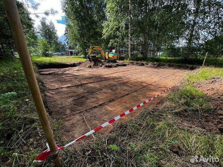 Мини экскаватор услуги