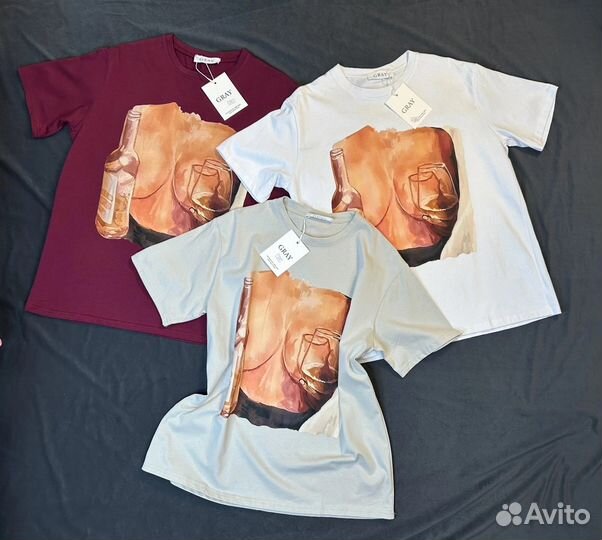 Футболка женская оверсайз