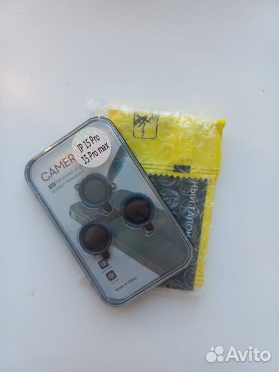 Защитное стекло на камеру iPhone 15