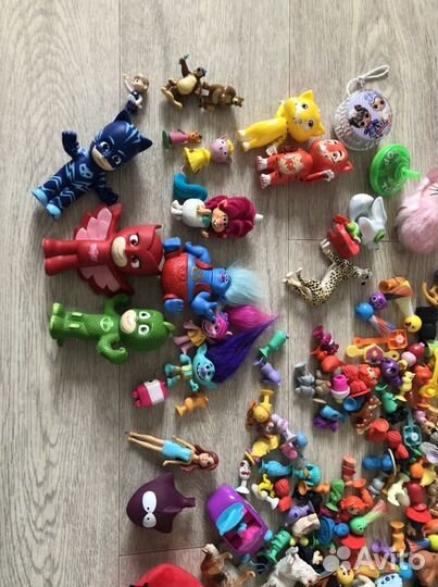 Тролли три кота прилипаллы игрушки пакетом