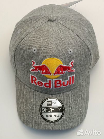 Бейсболка red bull серая new era